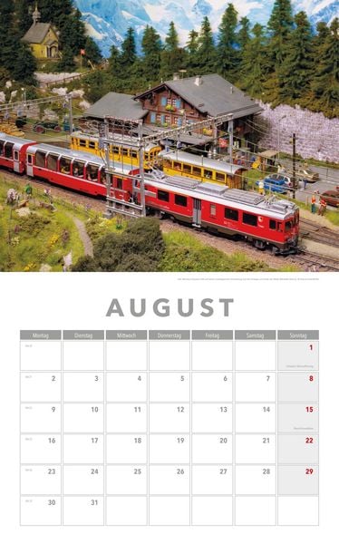 Produktbild: Modelleisenbahnen Kalender 2027