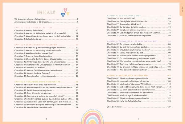 Produktbild: Selbstliebe in 50 Checklisten