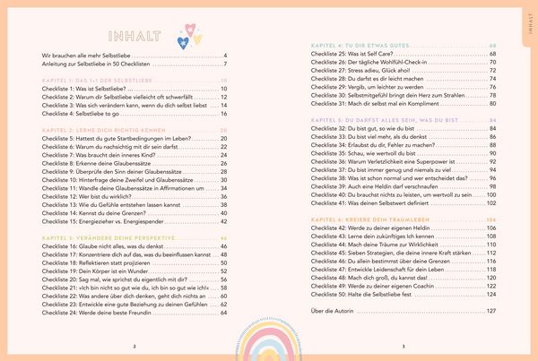 Produktbild: Selbstliebe in 50 Checklisten