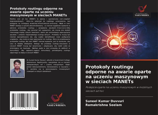 Produktbild: Protoko&iquest;y routingu odporne na awarie oparte na uczeniu maszynowym w sieciach MANETs