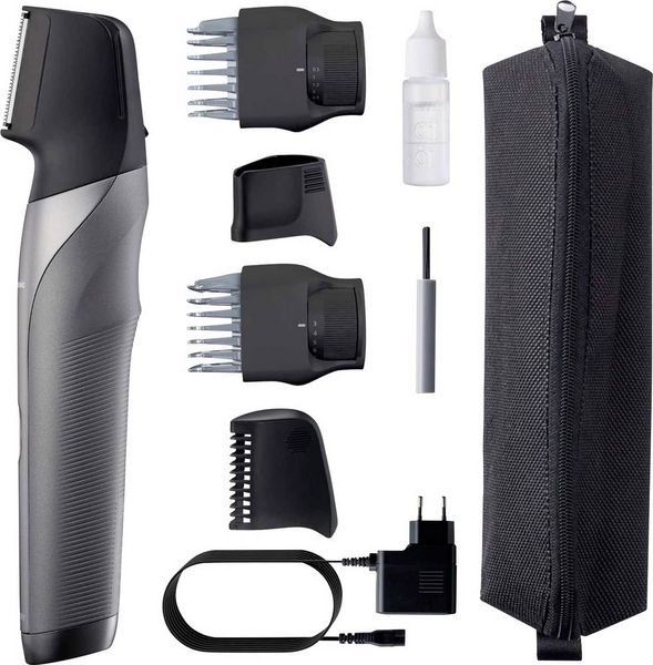 Produktbild: Panasonic Bartschneider, Haarschneider, K&ouml;rperhaartrimmer abwaschbar Silber, Schwarz