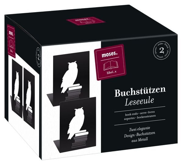 Produktbild: moses. libri_x Buchst&uuml;tzen Leseeule
