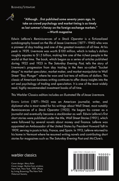 Produktbild: Reminiscences of a Stock Operator (Warbler Classics)