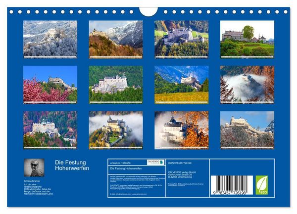 Produktbild: Die Festung Hohenwerfen (Wandkalender 2026 DIN A4 quer), CALVENDO Monatskalender