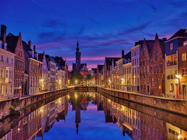 Produktbild: CALVENDO Puzzle Br&uuml;gge, Poortersloge | 1000 Teile Lege-Gr&ouml;&szlig;e 64x48cm Foto-Puzzle f&uuml;r gl&uuml;ckliche Stunden