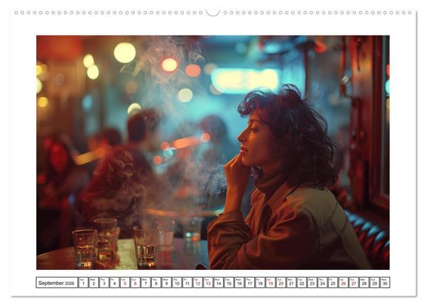 Produktbild: In Jazz Bars at Midnight (Wall Calendar 2026 DIN A2 landscape), CALVENDO 12 Month Wall Calendar