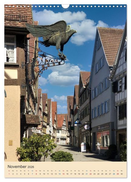 Produktbild: Herrenberg im Fokus (Wandkalender 2026 DIN A3 hoch), CALVENDO Monatskalender