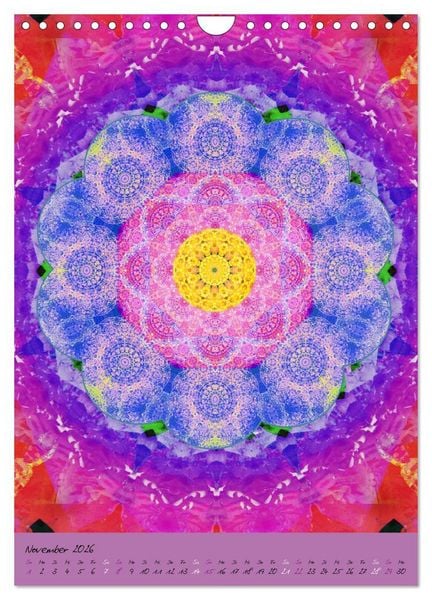 Produktbild: BLUMEN MANDALAS (Wandkalender 2026 DIN A4 hoch), CALVENDO Monatskalender