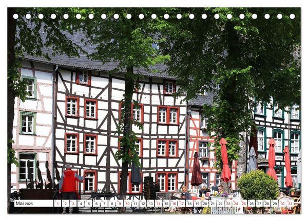 Produktbild: Liebenswertes Monschau (Tischkalender 2026 DIN A5 quer), CALVENDO Monatskalender