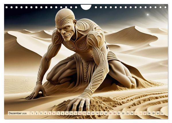 Produktbild: Sandige Visionen (Wandkalender 2026 DIN A4 quer), CALVENDO Monatskalender