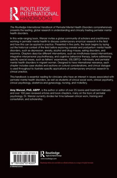 Produktbild: The Routledge International Handbook of Perinatal Mental Health Disorders