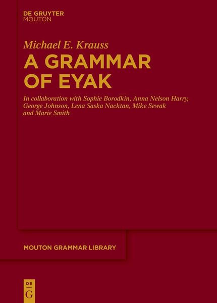 Produktbild: A Grammar of Eyak