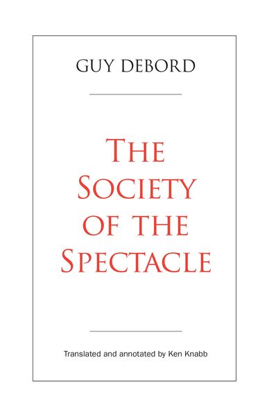 Produktbild: The Society of the Spectacle