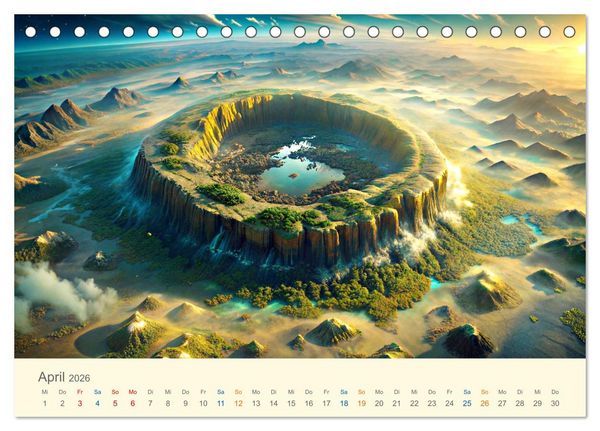 Produktbild: Nicht von diesem Planeten (Tischkalender 2026 DIN A5 quer), CALVENDO Monatskalender