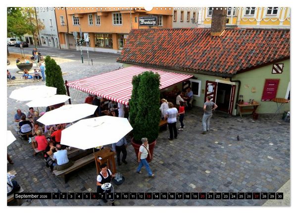 Produktbild: REGENSBURG - urbanes Leben (hochwertiger Premium Wandkalender 2026 DIN A2 quer), Kunstdruck in Hochglanz