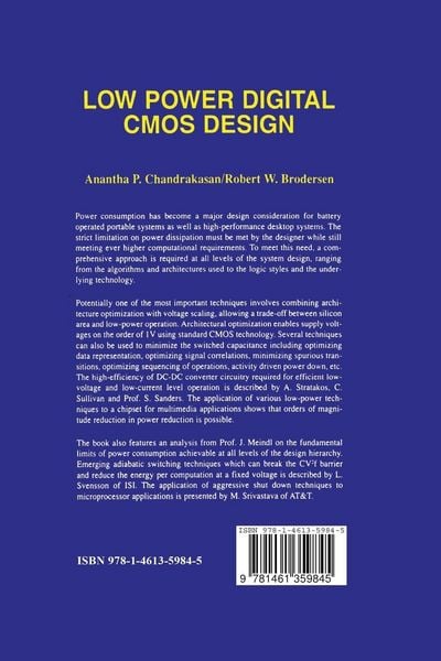 Produktbild: Low Power Digital CMOS Design