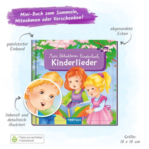 Produktbild: Mein klitzekleines Kinderbuch - Kinderlieder