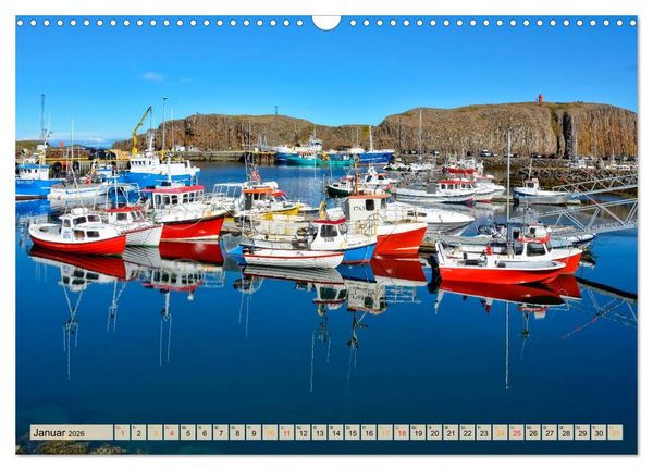 Produktbild: Sch&ouml;ne H&auml;fen zwischen Island und Barbados (Wandkalender 2026 DIN A3 quer), CALVENDO Monatskalender