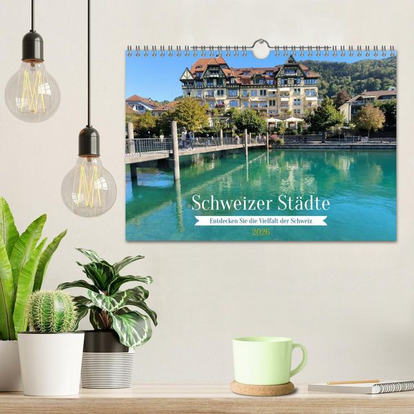 Produktbild: Schweizer St&auml;dte (Wandkalender 2026 DIN A4 quer), CALVENDO Monatskalender