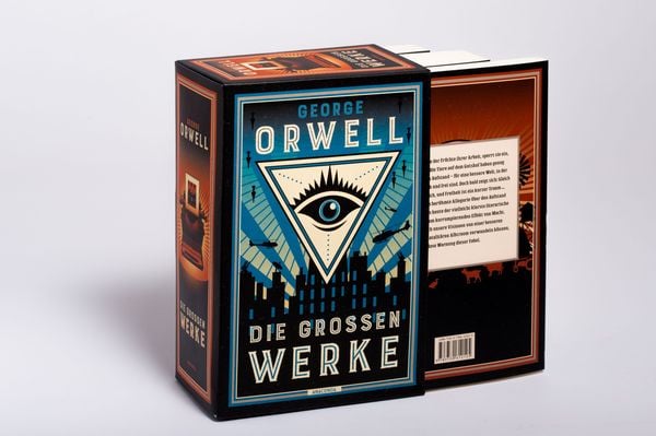 Produktbild: George Orwell, Die gro&szlig;en Werke. Farm der Tiere, 1984, Die gro&szlig;en Essays. Im Schuber