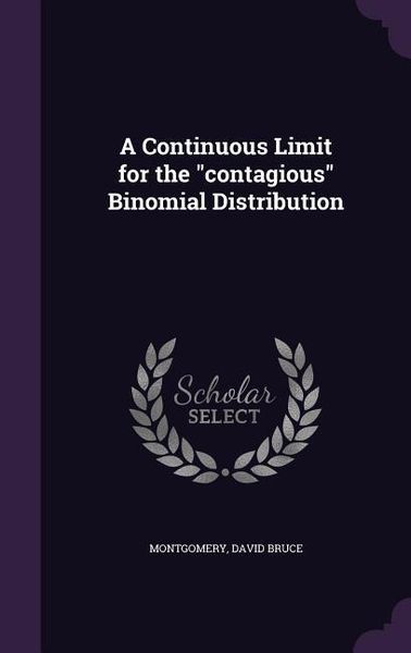Produktbild: A Continuous Limit for the contagious Binomial Distribution