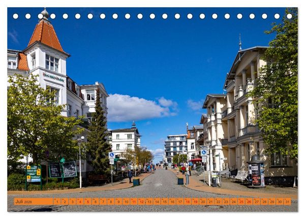 Produktbild: Mein Kaiserbad Bansin (Tischkalender 2026 DIN A5 quer), CALVENDO Monatskalender