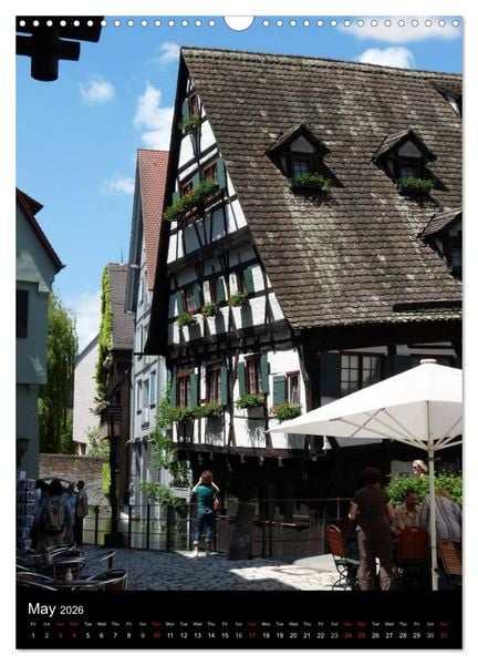 Produktbild: Ulm, City on the River Danube / UK-Version (Wall Calendar 2026 DIN A3 portrait), CALVENDO 12 Month Wall Calendar