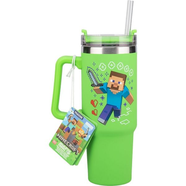 Produktbild: Minecraft Green 900ml Multiway Travel Cup Straw