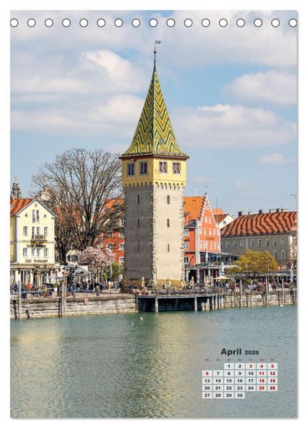 Produktbild: Bodensee Impressionen (Tischkalender 2026 DIN A5 hoch), CALVENDO Monatskalender