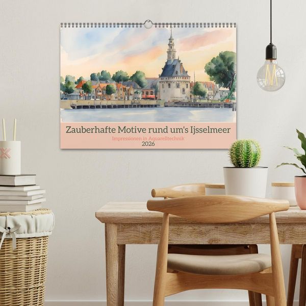 Produktbild: Zauberhafte Motive rund um's Ijsselmeer (Wandkalender 2026 DIN A3 quer), CALVENDO Monatskalender