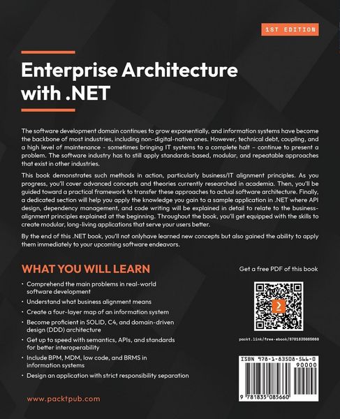Produktbild: Enterprise Architecture with .NET