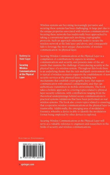 Produktbild: Securing Wireless Communications at the Physical Layer