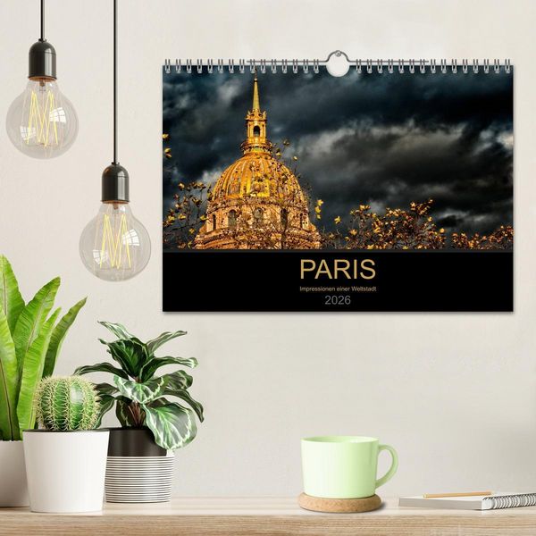 Produktbild: Paris - Impressionen einer Weltstadt (Wandkalender 2026 DIN A4 quer), CALVENDO Monatskalender