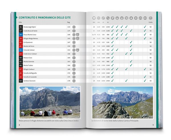 Produktbild: KOMPASS guida escursionistica Dolomiti di Sesto, Parco Naturale Tre Cime, 50 itinerari