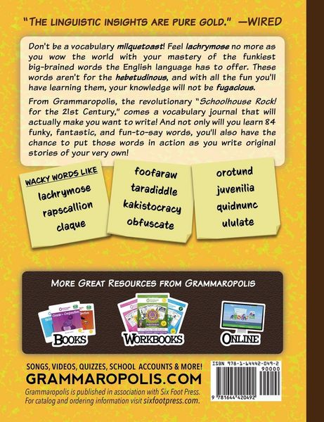 Produktbild: Funky Words for Middle Schoolers Vocabulary and Writing Journal