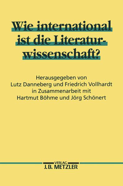 Produktbild: Wie international ist die Literaturwissenschaft?