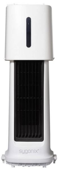 Produktbild: Sygonix Luftk&uuml;hler 90 W (L x B x H) 300 x 325 x 1130 mm Wei&szlig; mit Fernbedienung, Oszillierend, LED-Display, Timer