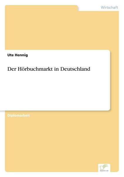 Produktbild: Der H&ouml;rbuchmarkt in Deutschland