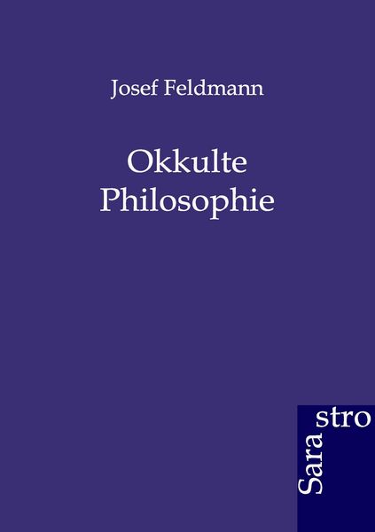 Produktbild: Okkulte Philosophie