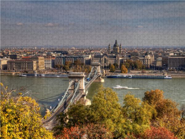 Produktbild: CALVENDO Puzzle Budapest - Ungarn 1000 Teile Lege-Gr&ouml;&szlig;e 64 x 48 cm Foto-Puzzle Bild von TJPhotography (Thorsten Jung)