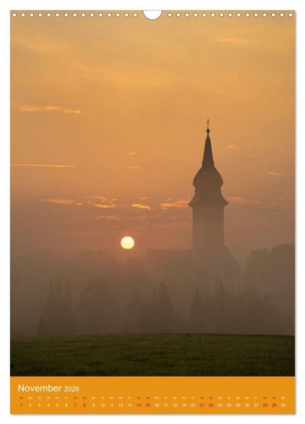Produktbild: Malerische Kirchen und Kapellen (Wandkalender 2026 DIN A3 hoch), CALVENDO Monatskalender