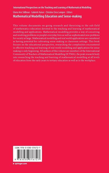 Produktbild: Mathematical Modelling Education and Sense-making