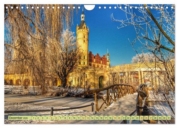 Produktbild: Schwerin - Welterbe (Wandkalender 2026 DIN A4 quer), CALVENDO Monatskalender