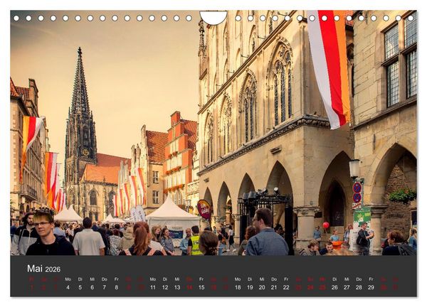 Produktbild: Abenteuer M&uuml;nster - Echt jovel! (Wandkalender 2026 DIN A4 quer), CALVENDO Monatskalender