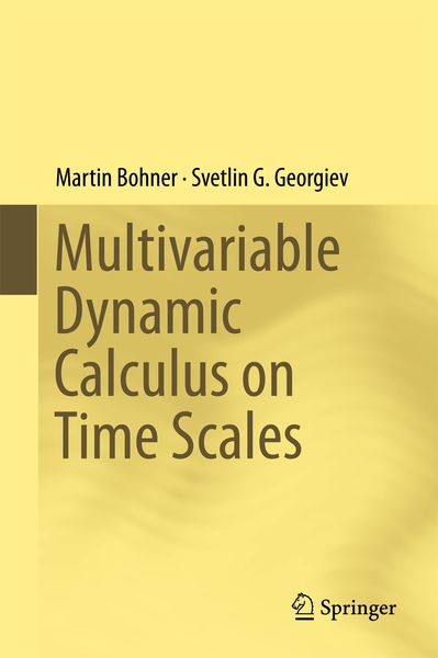 Produktbild: Multivariable Dynamic Calculus on Time Scales