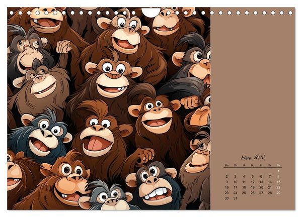 Produktbild: Tierisches Gewimmel (Wandkalender 2026 DIN A4 quer), CALVENDO Monatskalender