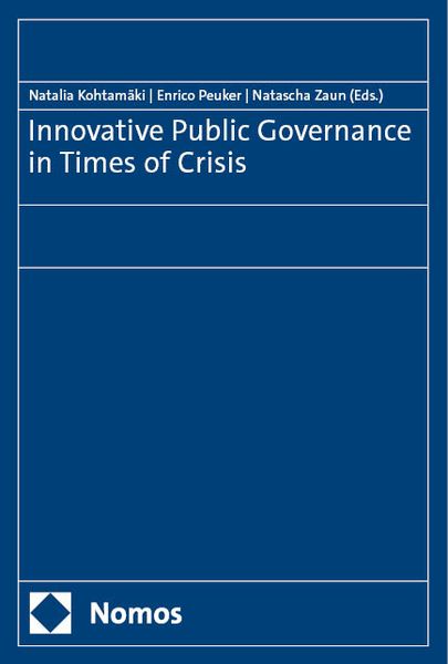 Produktbild: Innovative Public Governance in Times of Crisis