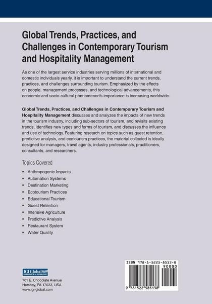 Produktbild: Global Trends, Practices, and Challenges in Contemporary Tourism and Hospitality Management