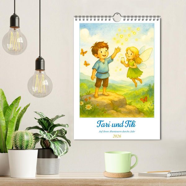 Produktbild: Tari und Tili (Wandkalender 2026 DIN A4 hoch), CALVENDO Monatskalender