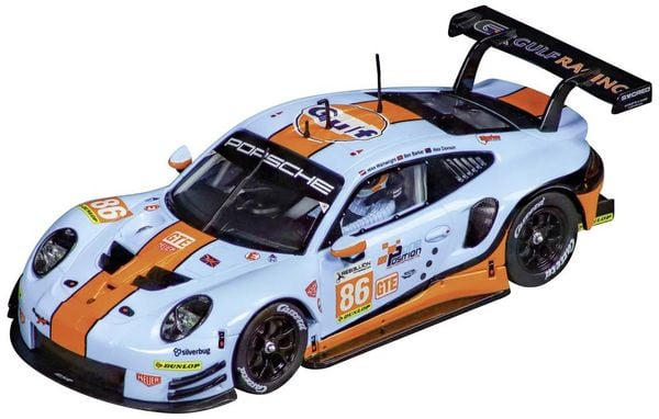 Carrera 20027780 Evolution Auto Porsche 911 RSR 'Gulf Racing, Mike Wainwright, No.86', Silverstone 2018